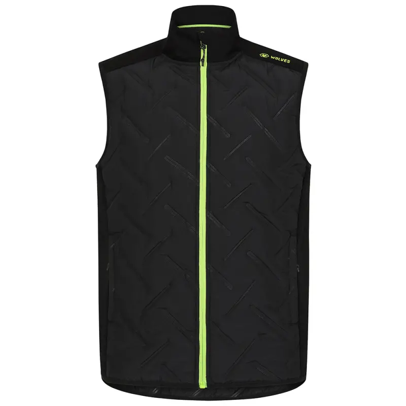 Wolverhampton Wanderers Store | Shop Official Progression Hybrid Gilet – Black/Green Wolves Gear